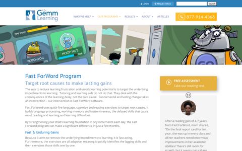 Fast ForWord Reading Program At Home | Gemm Learning