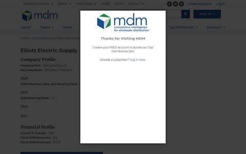 Elliott Electric Supply - Modern Distribution Management