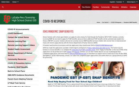 COVID-19 Response / Pandemic SNAP Benefits