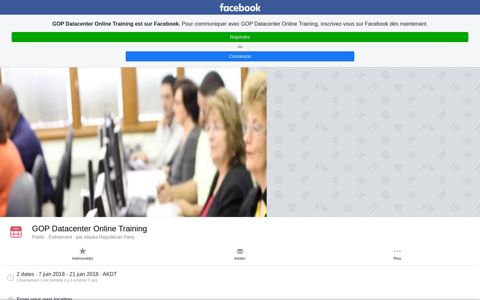 GOP Datacenter Online Training - Facebook
