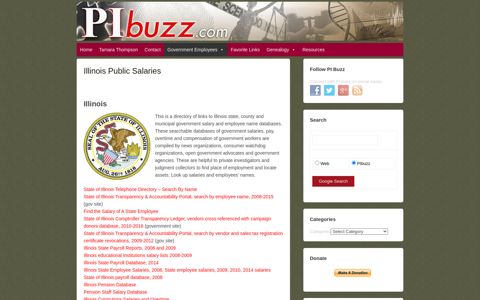 Illinois Public Salaries - Private Investigator Blog - PI Buzz