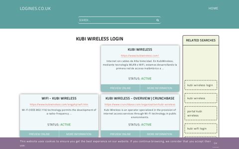 kubi wireless login - General Information about Login