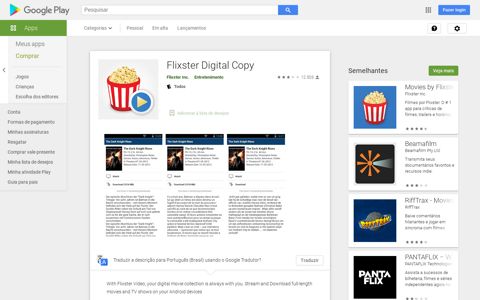 Flixster Digital Copy – Apps no Google Play