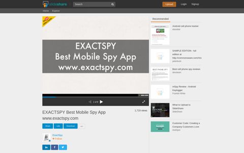 EXACTSPY Best Mobile Spy App www.exactspy.com