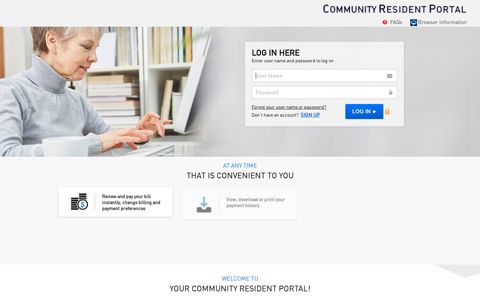 Community Resident Portal