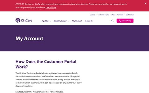 How Does the Customer Portal Work? - KinCare