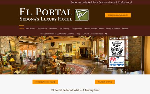 El Portal Sedona Hotel: Sedona Hotel | Luxury Inn