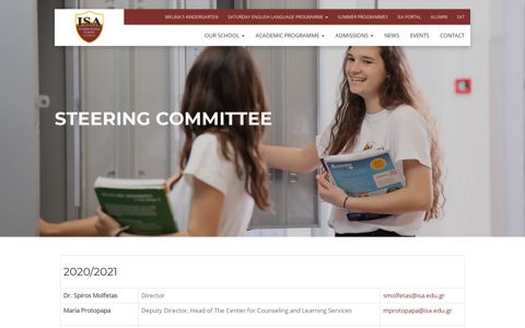 Steering Committee - International School of Athens