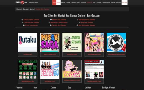 Top Sites For Hentai Sex Games Online - EasySex.com