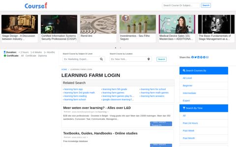 Learning Farm Login - 12/2020 - Coursef.com