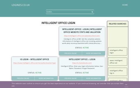 intelligent office login - General Information about Login