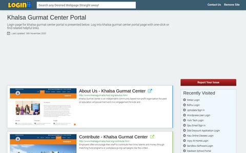 Khalsa Gurmat Center Portal