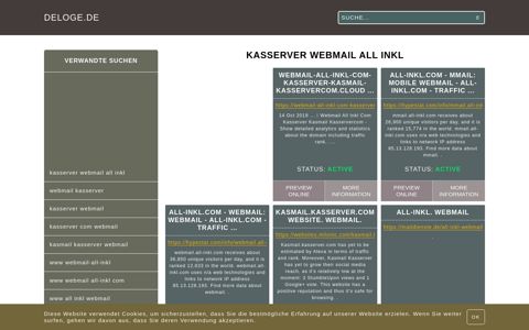 kasserver webmail all inkl - Allgemeine Informationen zum Login