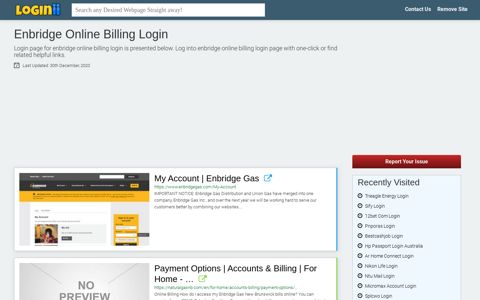Enbridge Online Billing Login - Loginii.com