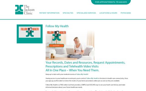How to set up your Follow My Health Portal - The Jackson Clinic