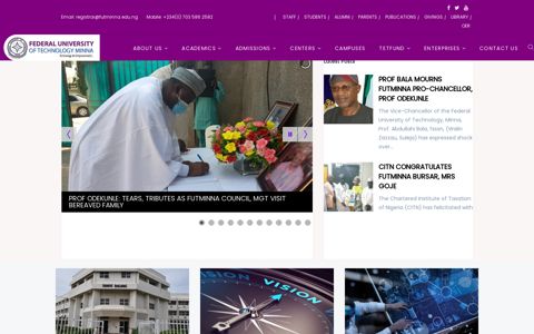 Federal University of Technology Minna – Technology for ...