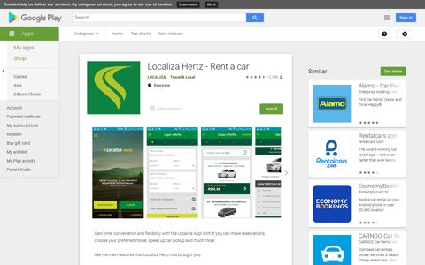 Localiza Hertz - Rent a car - Apps on Google Play