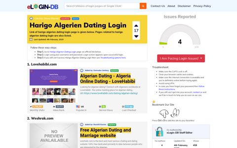 Harigo Algerien Dating Login