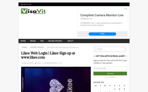 Likee Web Login | Likee Sign up at www.likee.com | VisaVit