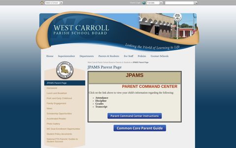 JPAMS Parent Page - West Carroll Parish School Board