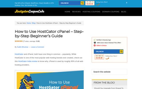 How to Use HostGator cPanel - Step-by-Step Beginner's Guide