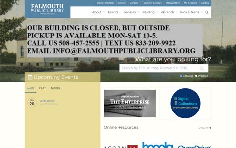 Falmouth Public Library: Home