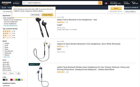 jaybird headphones - Amazon.com