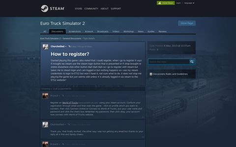 How to register? :: Euro Truck Simulator 2 General Discussions