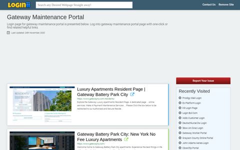 Gateway Maintenance Portal - Loginii.com