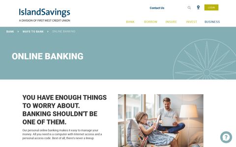 Online Banking | Island Savings