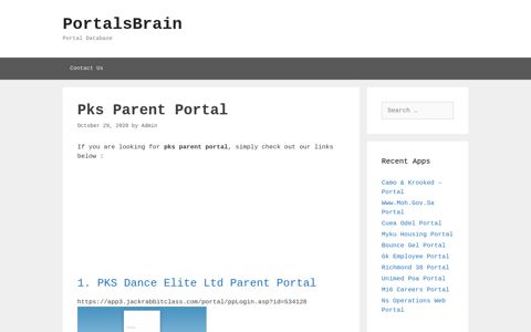 Pks Parent - Pks Dance Elite Ltd Parent Portal
