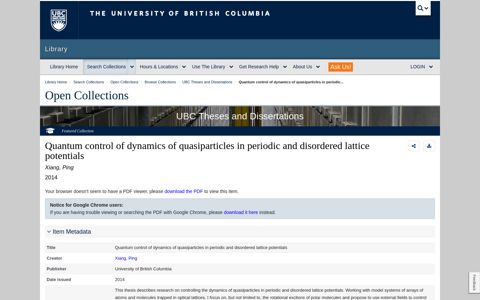 Quantum control of dynamics of quasiparticles in periodic and ...