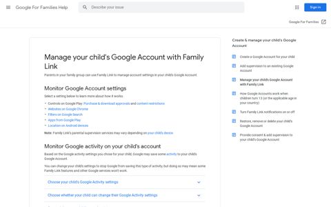 Manage your child's Google Account with Family Link ...