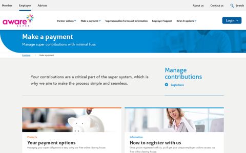 Superannuation Payment Options For Employers - Aware Super