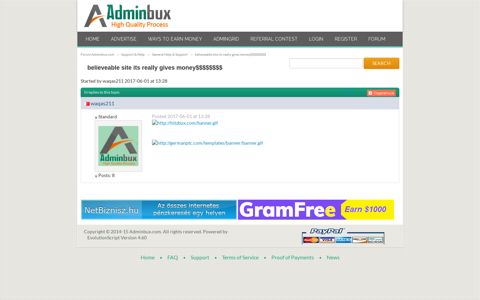Adminbux.com High Quality Process