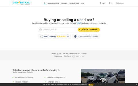 carVertical | VIN decoder, check a car and get vehicle history ...