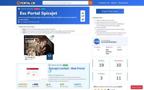 Ess Portal Spicejet - Portal-DB.live