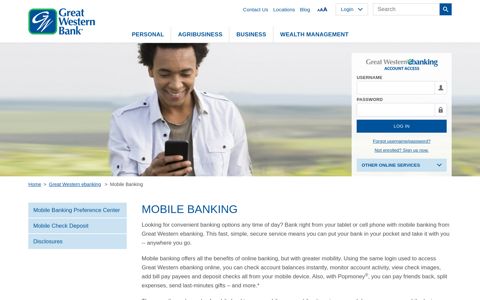 Mobile Banking | Great Western Bank