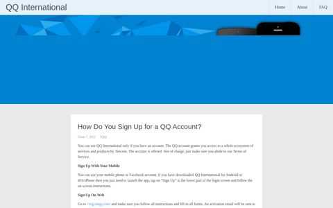 How Do You Sign Up for a QQ Account? | QQ International
