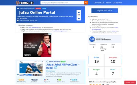 Jafza Online Portal