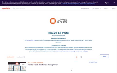 Harvard Ed Portal Events | Eventbrite