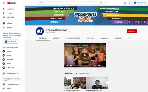 Energia Concursos - YouTube