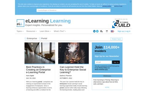 Enterprise and Portal - eLearning Learning