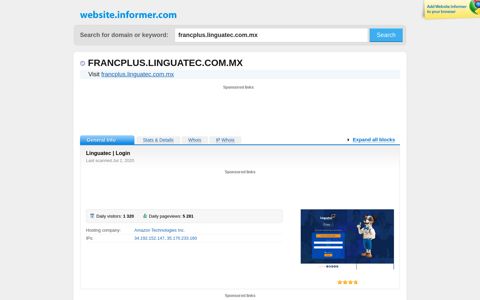 francplus.linguatec.com.mx at WI. Linguatec | Login