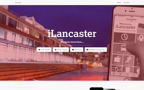iLancaster - Lancaster University's Mobile Application