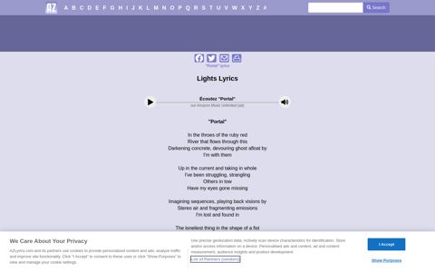 Lights - Portal Lyrics | AZLyrics.com
