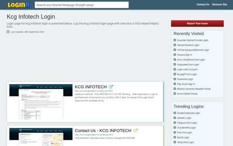 Kcg Infotech Login - Loginii.com