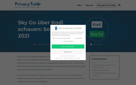 Sky Go über Kodi: 4-Schritte-Anleitung (2020) – PrivacyTutor