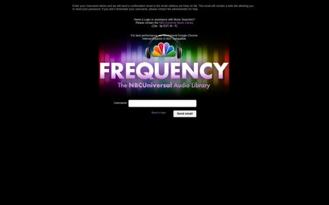 Frequency: The NBCUniversal Audio Library