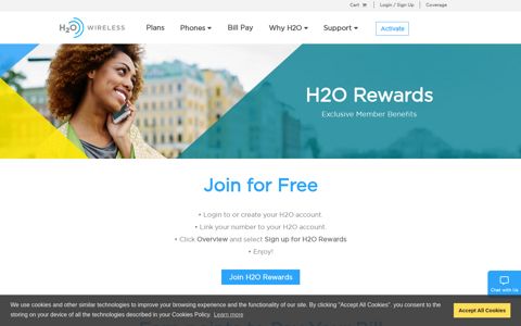 H2O Wireless Rewards - Member Only Benefits